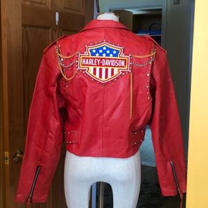 Custom Harley leather jacket